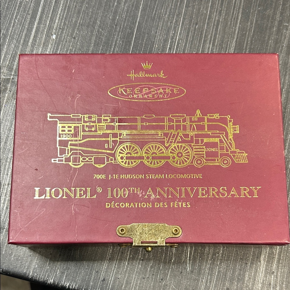 2000 Hallmark Lionel 100th Anniversary Keepsake Ornament